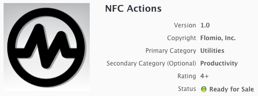 NFC Actions on the iOS App Store